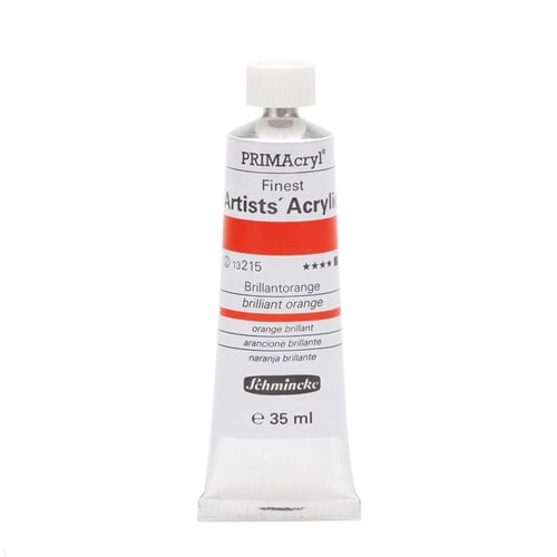 Schmincke 215 Brilliant Orange Primacryl Artist Akrilik Boya 35 ml Seri 2