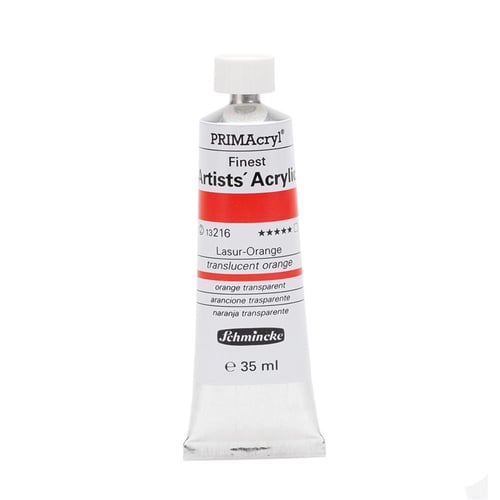 Schmincke 216 transparent Orange Primacryl Artist Akrilik Boya 35 ml Seri 2