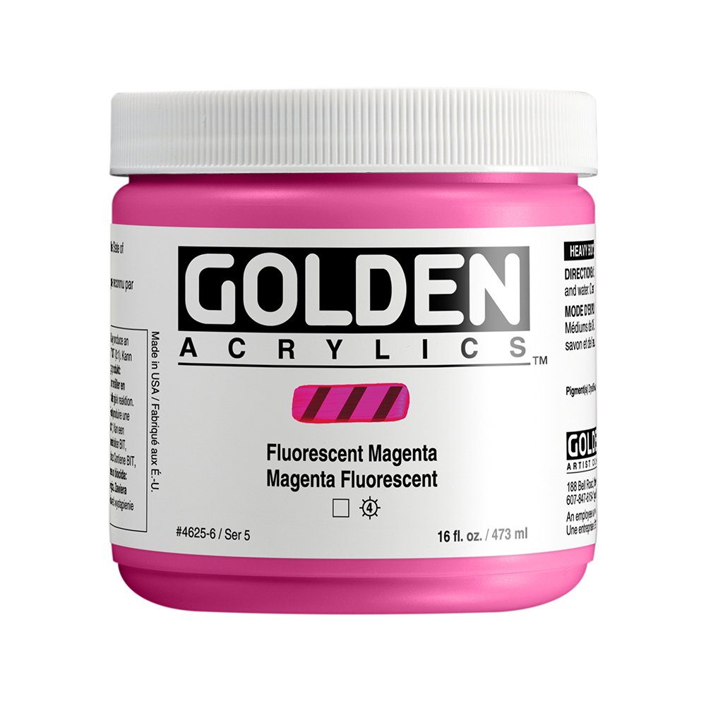 Golden Akrilik HB FLUORESCENT MAGENTA 473 ML