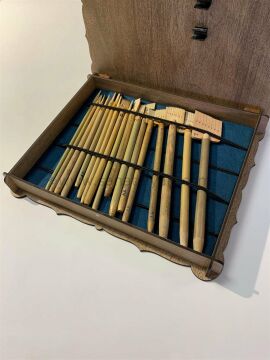 Tiryakiart Şaklı Bambu Kalem Seti Büyük