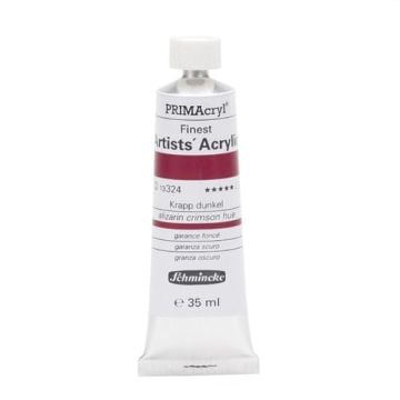 Schmincke 324 alizarine crimson hue Primacryl Artist Akrilik Boya 35 ml Seri 2