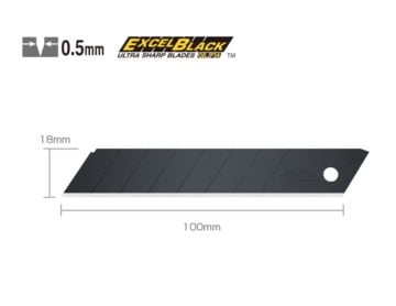 Olfa Maket Bıçağı Yedek Uç (18mm) 50 Adet / LBB50