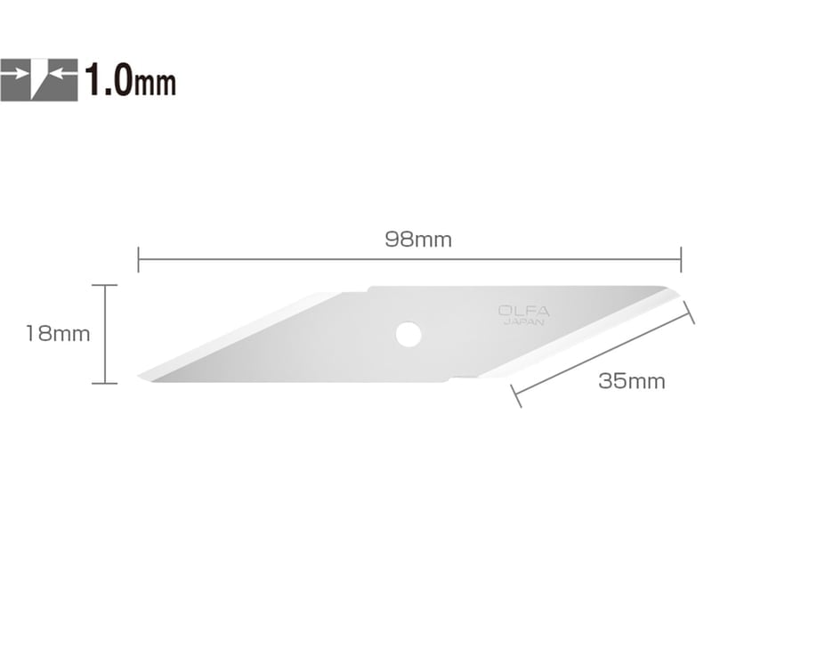 Olfa Maket Bıçağı CK1 Yedeği CKB1