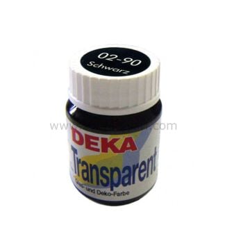 DEKA TRANSPARENT CAM BOYASI 25 ML 90 SCHWARZ