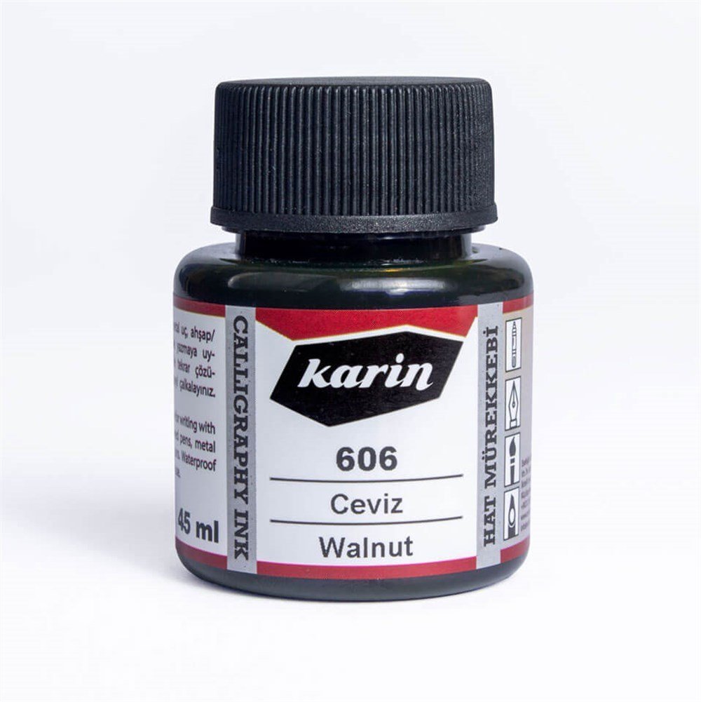 Karin 606 Ceviz Hat Mürekkebi 45 ml