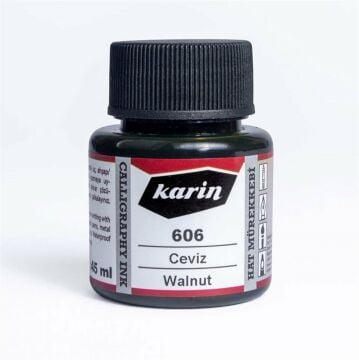 Karin 606 Ceviz Hat Mürekkebi 45 ml