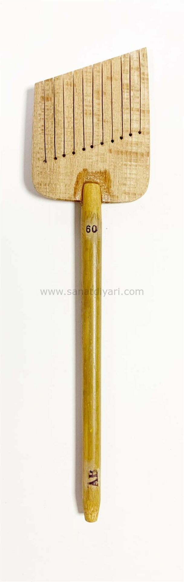 Tiryakiart Şaklı Bambu Kalem 60 mm