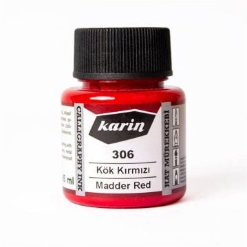 Karin 306 Kök Kırmızı Hat Mürekkebi 45 ml