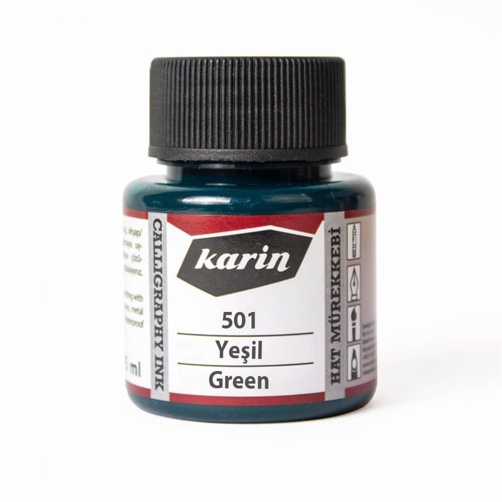Karin 501 Yeşil Hat Mürekkebi 45 ml