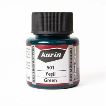 Karin 501 Yeşil Hat Mürekkebi 45 ml
