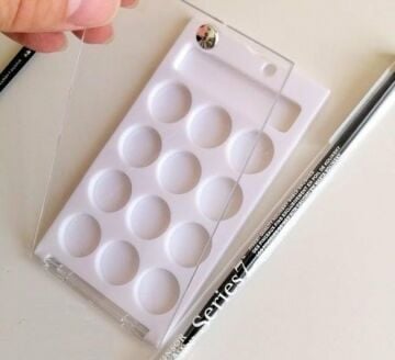 Tiryakiart Kapaklı Palet 12'li Beyaz Küçük