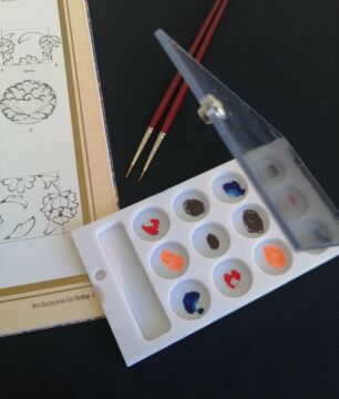 Tiryakiart Kapaklı Palet 12'li Beyaz Küçük