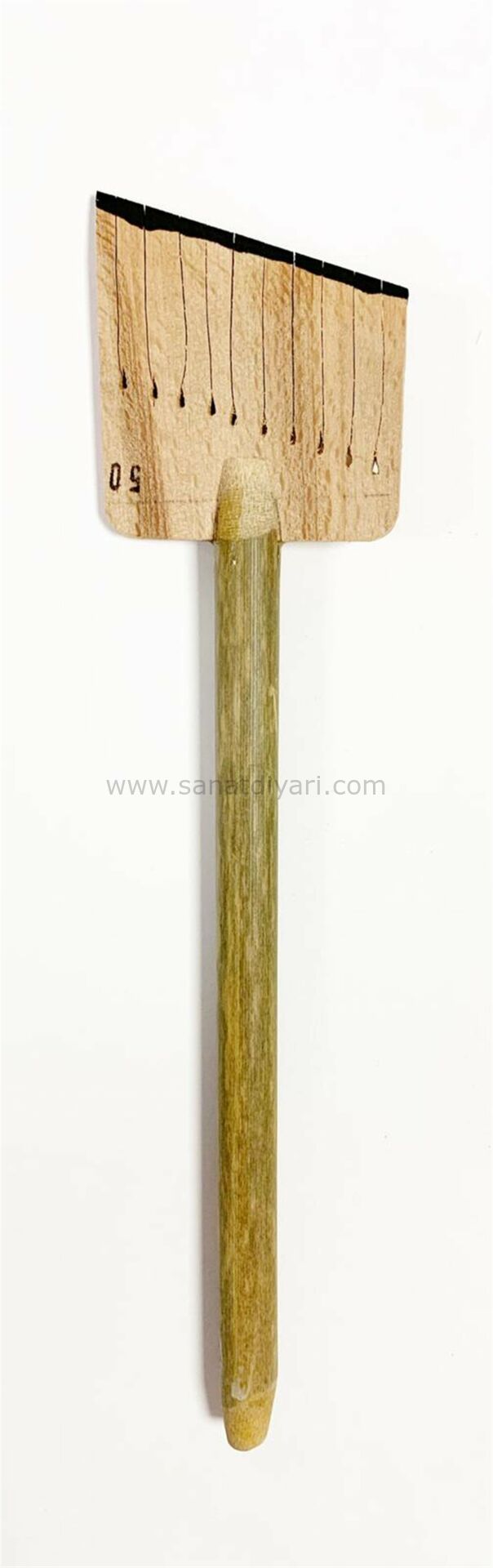 Tiryakiart Şaklı Bambu Kalem 50 mm