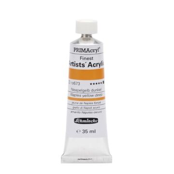 Schmincke 673 naples yellow deep Primacryl Artist Akrilik Boya 35 ml Seri 2