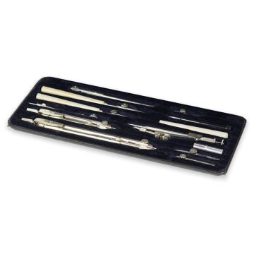 Alda Alten Dambach Neusilbe PVIb Antika Pergel Seti No: 224