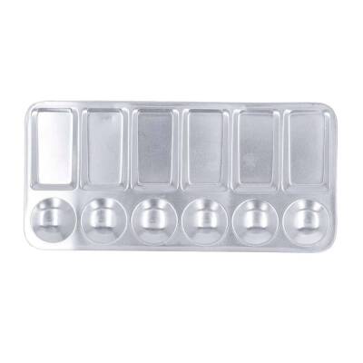 KEEP SMİLİNG ALÜMİNYUM PALET DİKDÖRTGEN 12 GODELİ 11X23CM