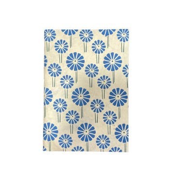 Tiryakiart El Yapımı Defter Journal Marguerite Serisi A6 36 yp 46 Aquamarine