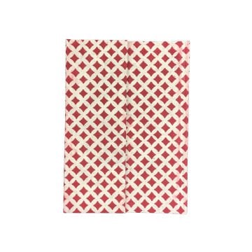 Tiryakiart El Yapımı Defter Japanese Circle Serisi A6 60 yp 22 Red