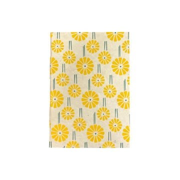 Tiryakiart El Yapımı Defter Journal Marguerite Serisi A6 36 yp 12 Tiger Yellow