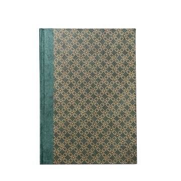 Tiryakiart El Yapımı Defter Circle Blossom Serisi 15x21 cm 80 yp 77 Stone Grey/Copper