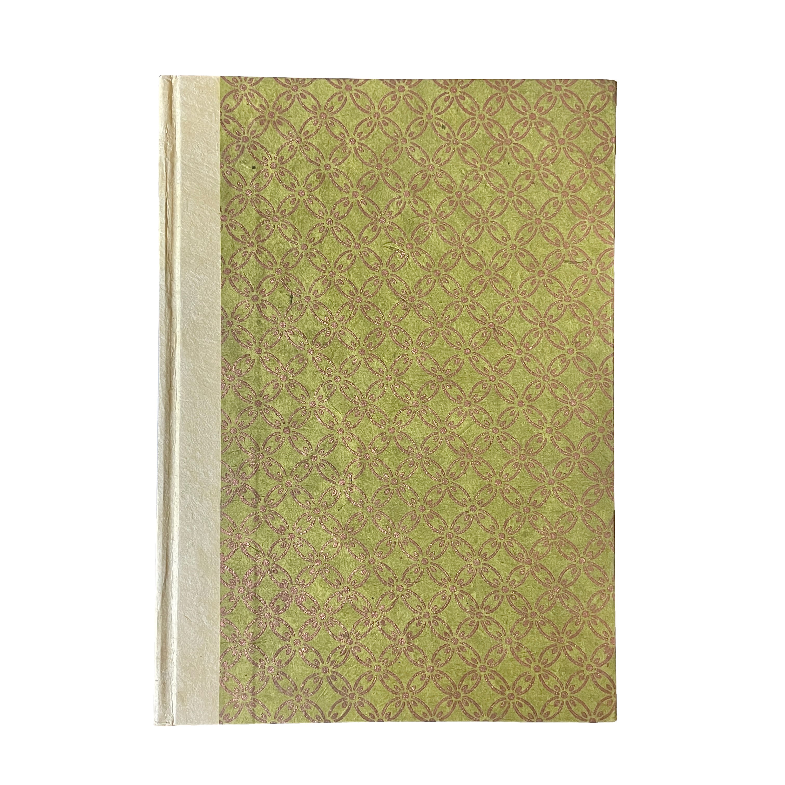 Tiryakiart El Yapımı Defter Circle Blossom Serisi 15x21 cm 80 yp 59 Olive/Copper