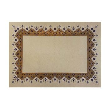 Tezhipli İçi Boş -12- Mat Kuşe Meşk Kağıdı Mohamad Badawi Alktifani A4 Tıpkı Basım (ULTRAMARİN - GOLD YALDIZ)