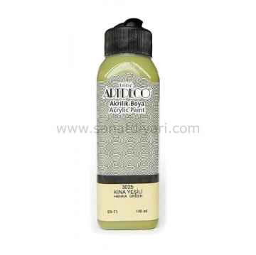 ARTDECO AKRİLİK BOYA 140 ML KINA YEŞİLİ 3025