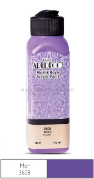 ARTDECO AKRİLİK BOYA 140 ML MOR 3608