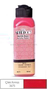ARTDECO AKRİLİK BOYA 140 ML ÇİLEK KIRMIZI 3675