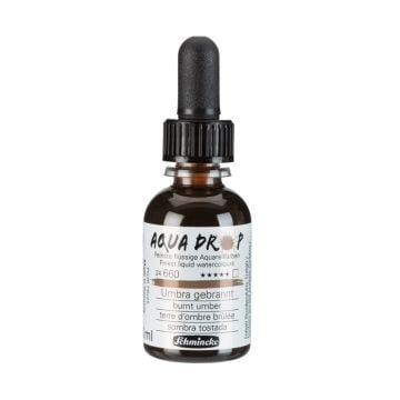 Schmincke Aqua Drop Sıvı Sulu Boya 660 Burnt Umber 30 ml