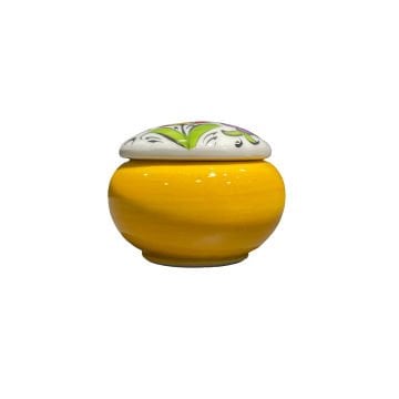 Tiryakiart Desenli Seramik Hokka 30 cc - Sarı