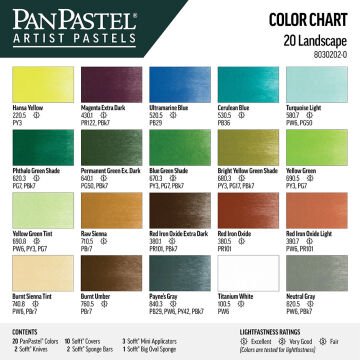 PanPastel 20 - LANDSCAPE SET