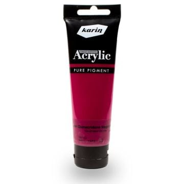 karin artist akrilik boya 120 ml 1326 quinacridone magenta