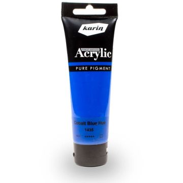 karin artist akrilik boya 120 ml 1435 cobalt blue hue