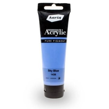 karin artist akrilik boya 120 ml 1436 sky blue
