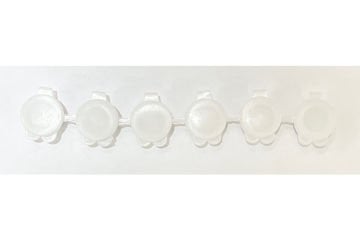 6'Lı Plastik Kapaklı Hokka (3 mm)