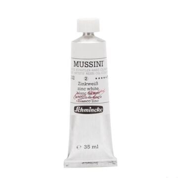 Schmincke Mussini Artist Yağlı Boya 35 ml 102 Zinc White Seri 2