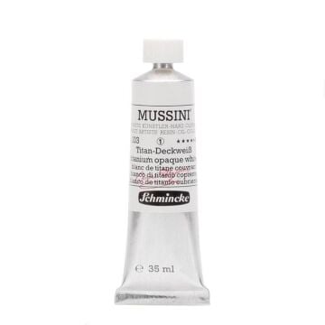 Schmincke Mussini Artist Yağlı Boya 35 ml 103 Titanium Opaque White Seri 1