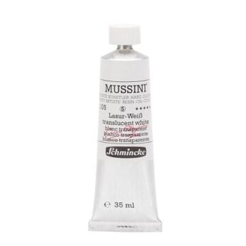 Schmincke Mussini Artist Yağlı Boya 35 ml 105 Translucent White Seri 5