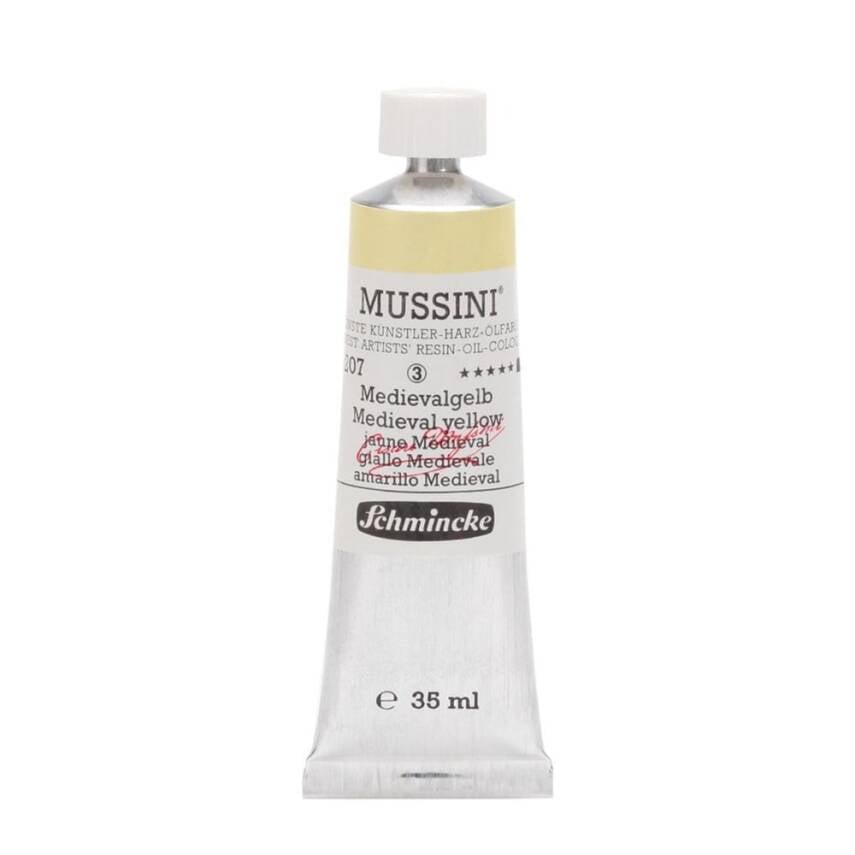 Schmincke Mussini Artist Yağlı Boya 35 ml 207 Medieval Yellow Seri 3