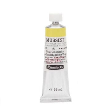 Schmincke Mussini Artist Yağlı Boya 35 ml 208 Yellowish Green Ural Seri 4