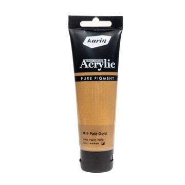 karin artist akrilik boya 120 ml 1810 pale gold