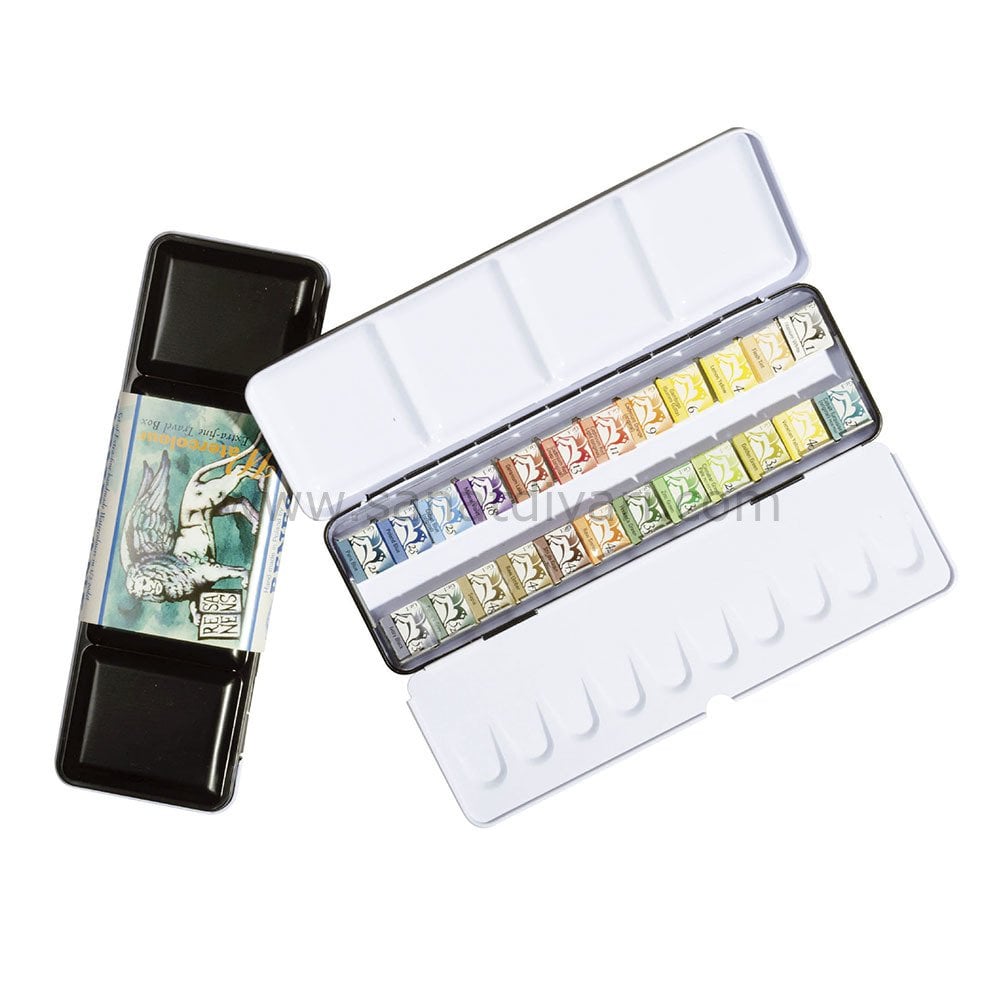 RENESANS Sulu Boya Travel Box 24 Renk 1/2
