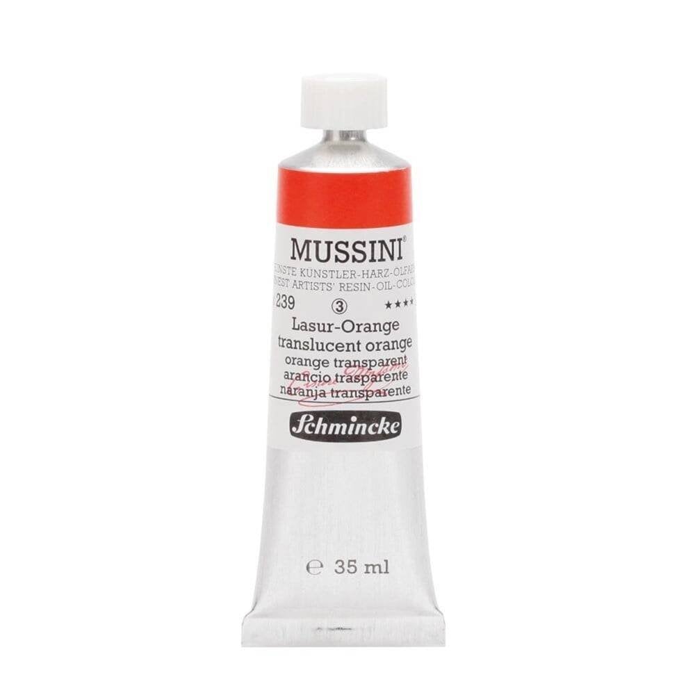 Schmincke Mussini Artist Yağlı Boya 35 ml 239 Translucent Orange Seri 3