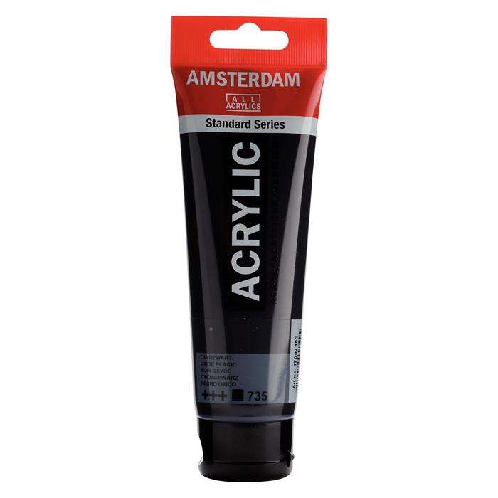 Talens Amsterdam Akrilik Boya 120 ml 735 OXİDE BLACK