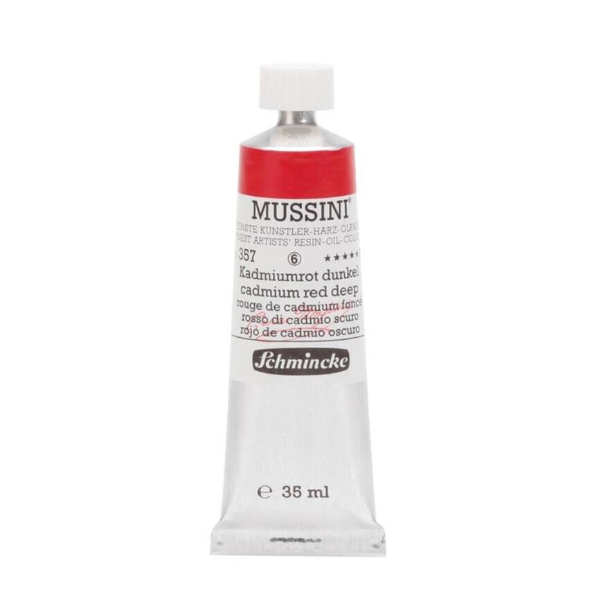 Schmincke Mussini Artist Yağlı Boya 35 ml 357 Cadmium Red Deep Seri 6