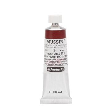 Schmincke Mussini Artist Yağlı Boya 35 ml 365 Translucent Red Oxide Seri 3