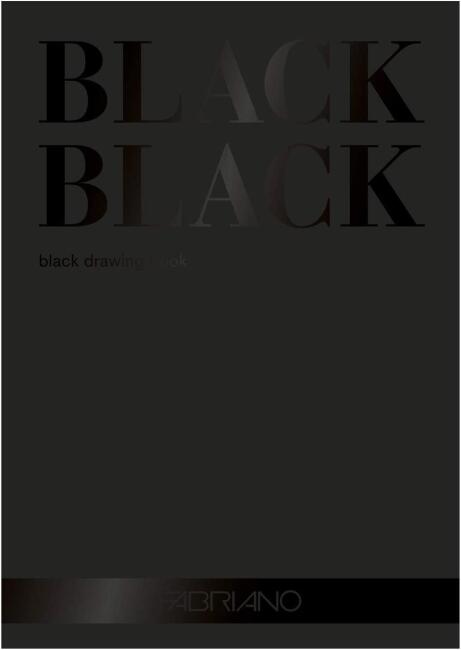 Fabriano Black Black Blok Defter A4 300 g Siyah N:F19100390