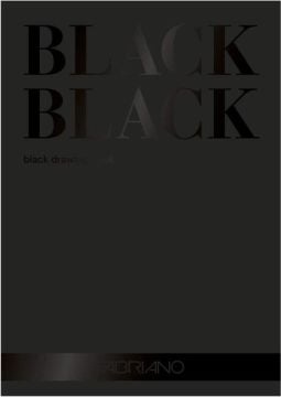 Fabriano Black Black Blok Defter A4 300 g Siyah N:F19100390