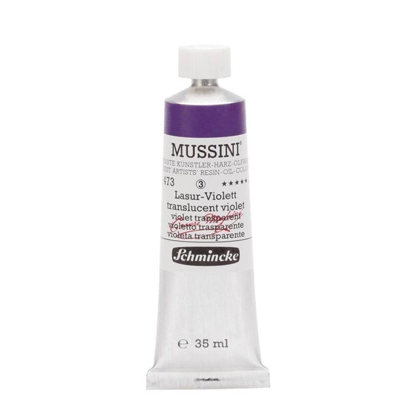 Schmincke Mussini Artist Yağlı Boya 35 ml 473 Translucent Violet Seri 3